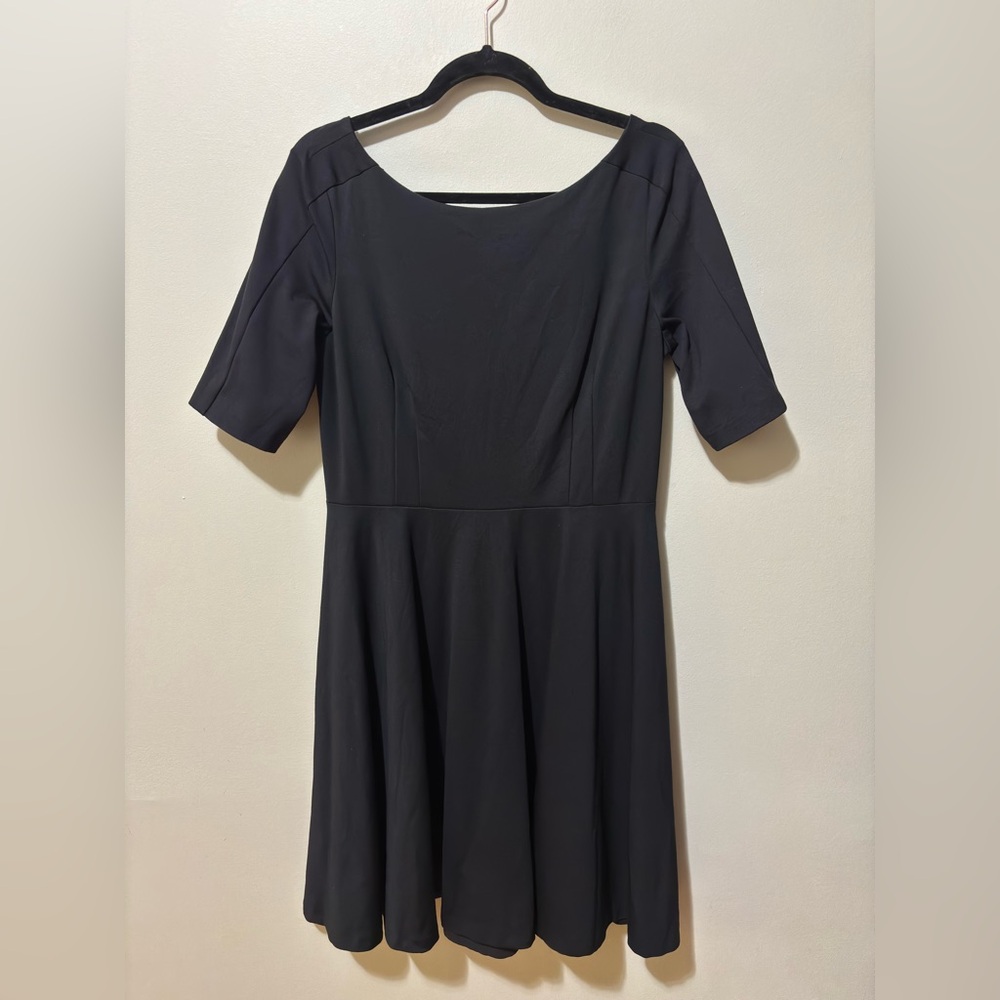 Tristan Classic Black Midi Dress